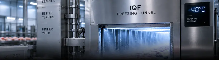  Fisheries & Seafood Refrigeration Solutions ,IQF Freezing Tunnels