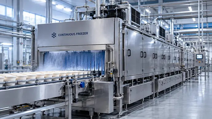 Continuous freezing