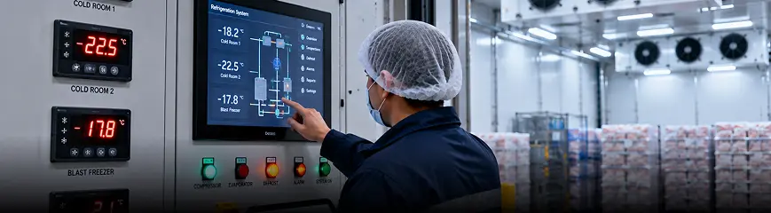 poultryElectronic refrigeration control panel